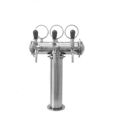 T shape stainless steel  beer tower