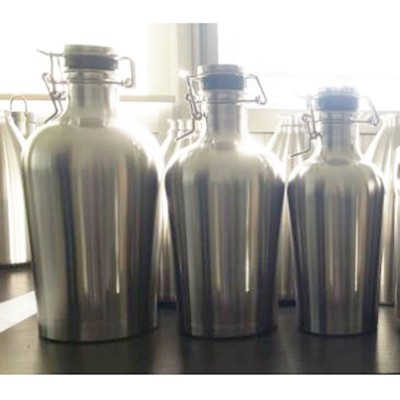 stainless steel high quality water bottle beer growler