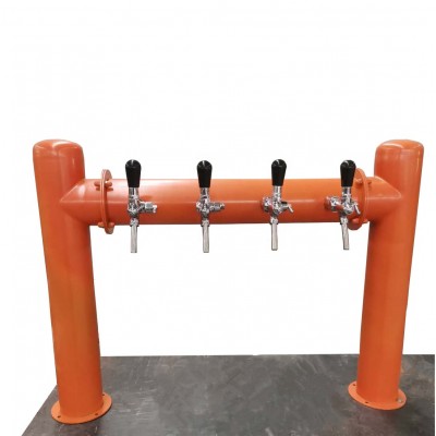 Fashion H type beer tower, Orange color fresh beer tower