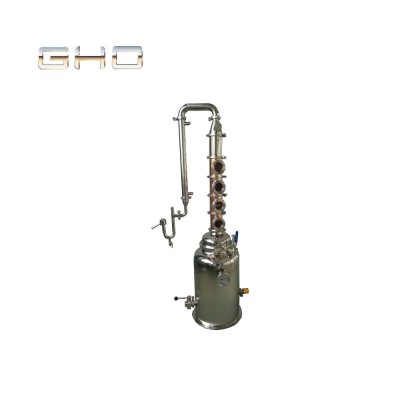 GHO 50L 95 degrees brass alcohol distillation column Alcohol Stills