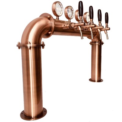 beer bridge with 4 taps